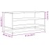 Mueble TV metal y madera ingeniería roble humo 91x40x46