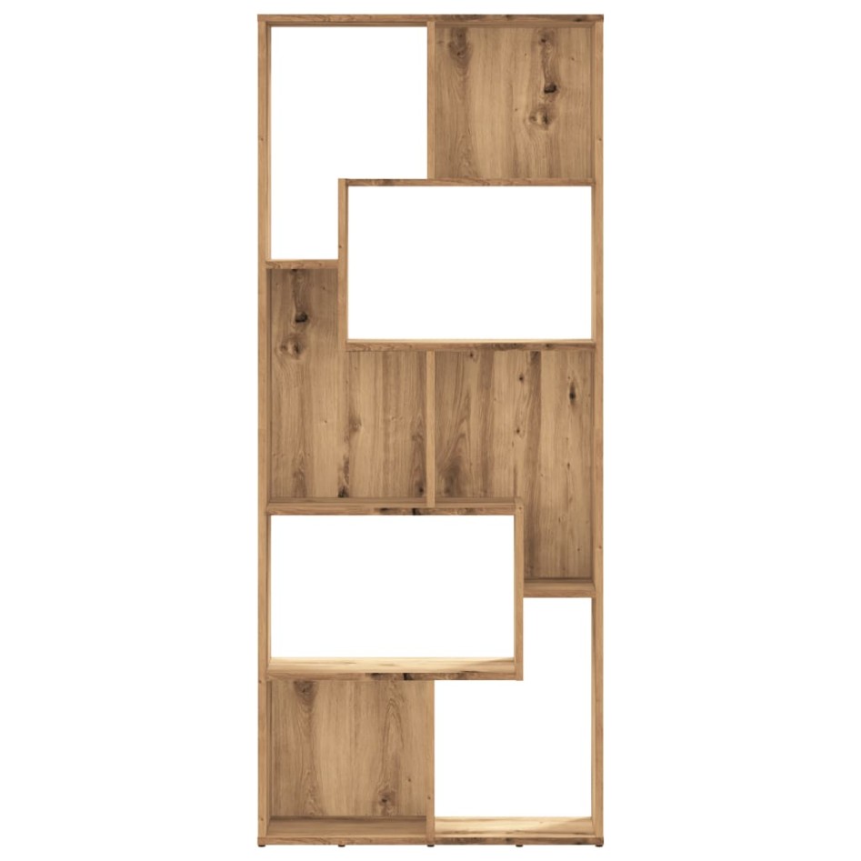 Estantería de madera de ingeniería roble artisan 67x24x161