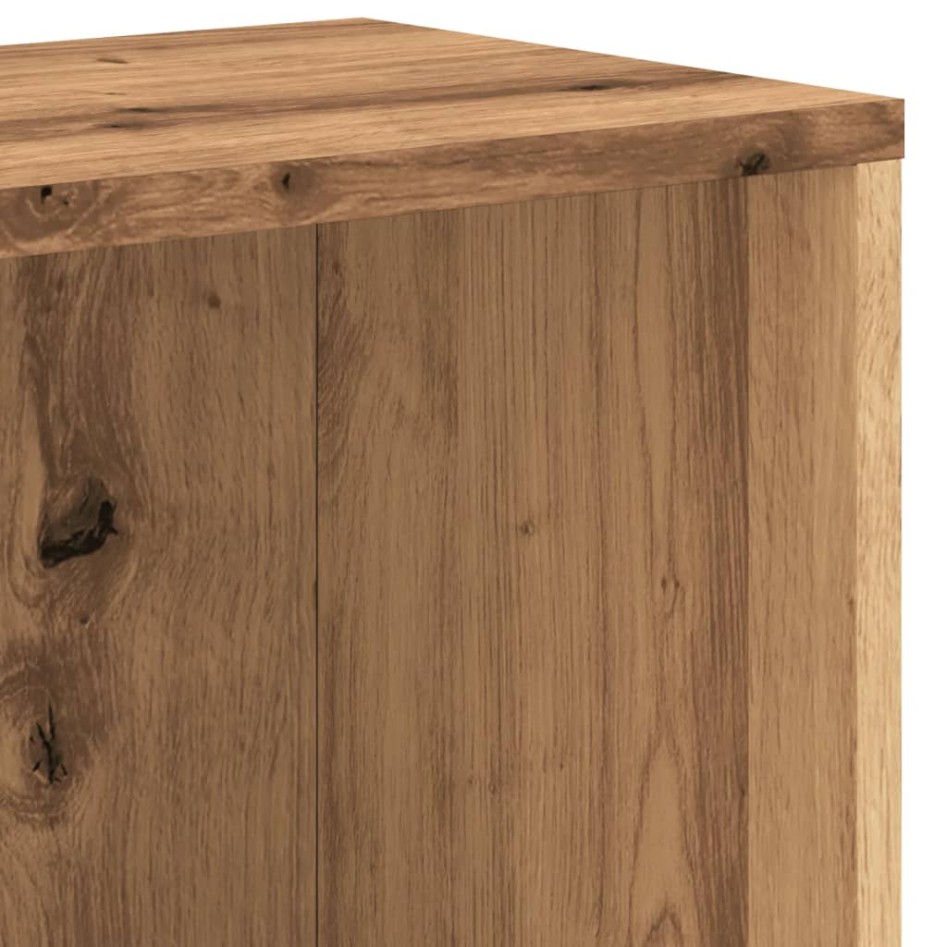 Estantería de madera de ingeniería roble artisan 67x24x161