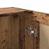 Estantería madera ingeniería madera envejecida 82,5x30,5x80