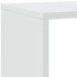 Librería divisora 4 niveles madera blanca 143,5x29x143,5