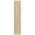 Librería divisora 4 niveles madera Sonoma 143,5x29x143,5