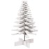 Árbol de Navidad de adorno madera maciza pino blanco 100