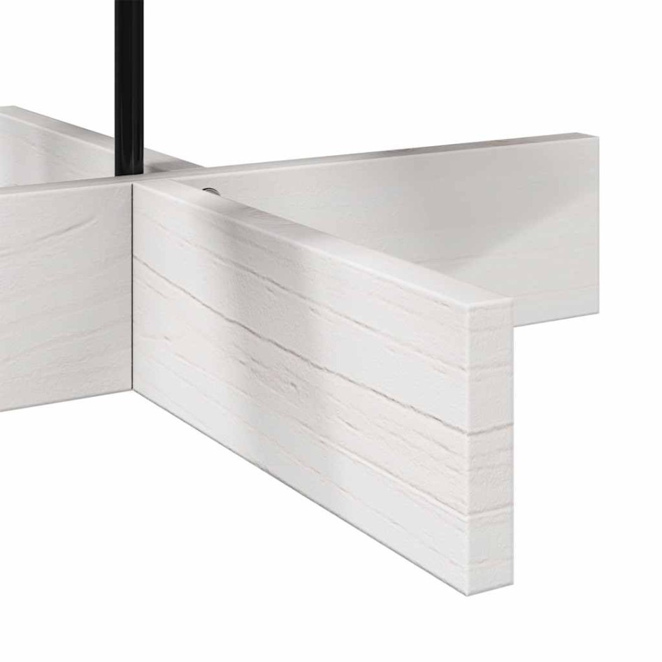 Árbol de Navidad de adorno madera maciza pino blanco 100