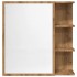Armario espejo baño roble roble artisan 62,5x20,5x64
