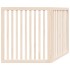 Puerta para perros plegable 2 paneles madera de álamo 160