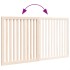 Puerta para perros plegable 2 paneles madera de álamo 160