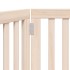 Puerta para perros plegable 2 paneles madera de álamo 160