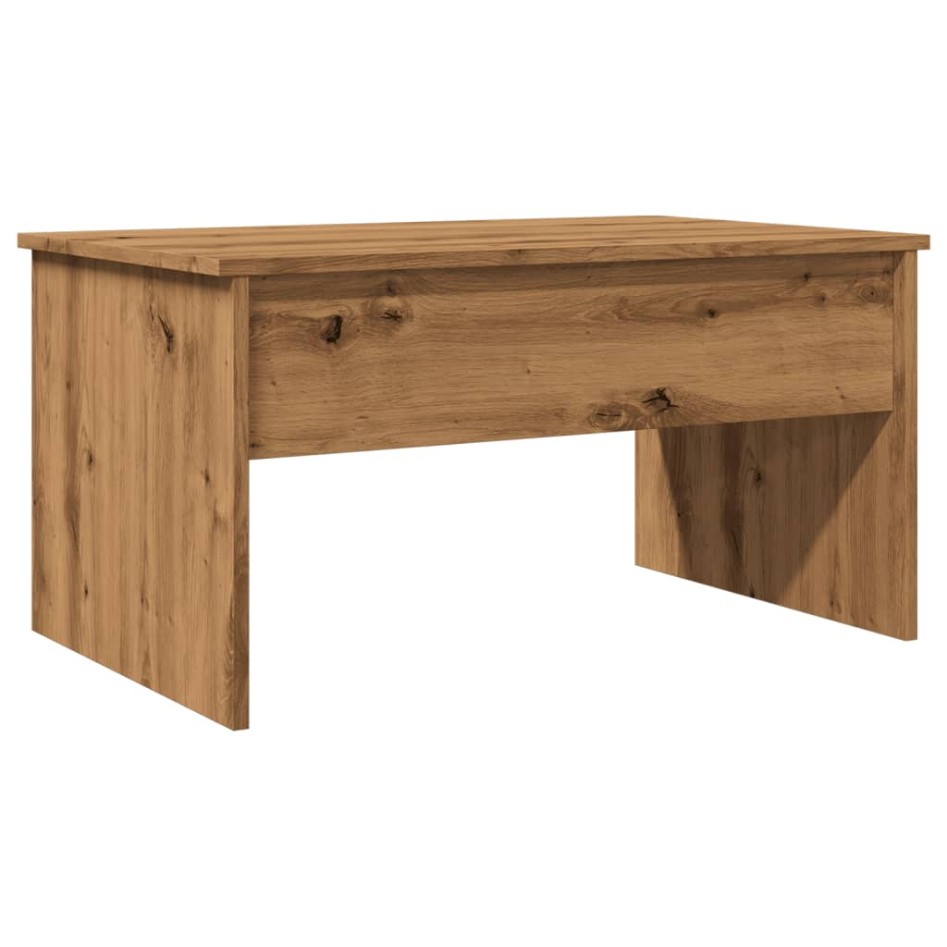 Mesa de centro madera ingeniería roble artisan 80x50,5x41,5