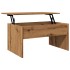 Mesa de centro madera ingeniería roble artisan 80x50,5x41,5