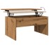 Mesa de centro madera ingeniería roble artisan 80x50,5x41,5