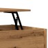 Mesa de centro madera ingeniería roble artisan 80x50,5x41,5