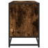 Mueble TV metal y madera ingeniería roble humo 100x35x50