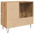 Mueble de lavabo madera de ingeniería roble artisan 65x33x60