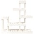 Soporte para plantas madera maciza de pino blanco 92x25x97