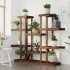 Soporte para flores madera maciza de abeto 110x25x110,5