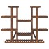 Soporte para flores madera maciza de abeto 110x25x110,5