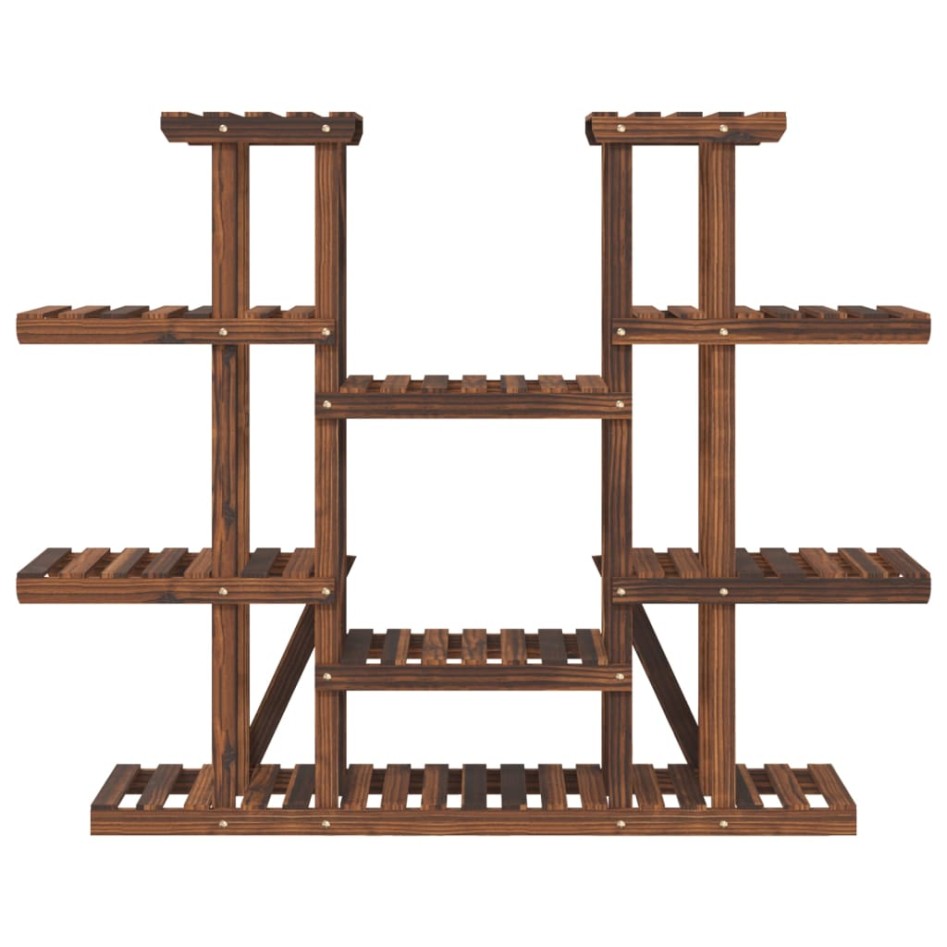 Soporte para flores madera maciza de abeto 110x25x110,5