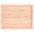 Tablero de mesa madera maciza roble sin tratar 80x60x(2-4)