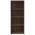 Aparador alto madera de ingeniería marrón roble 50x41x124