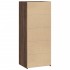 Aparador alto madera de ingeniería marrón roble 50x41x124