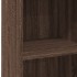 Aparador alto madera de ingeniería marrón roble 50x41x124