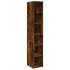 Aparador alto madera de ingeniería roble ahumado 30x41x185