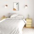 Mesitas de noche 2 uds madera maciza de pino 40x29,5x64