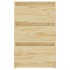 Mesitas de noche 2 uds madera maciza de pino 40x29,5x64