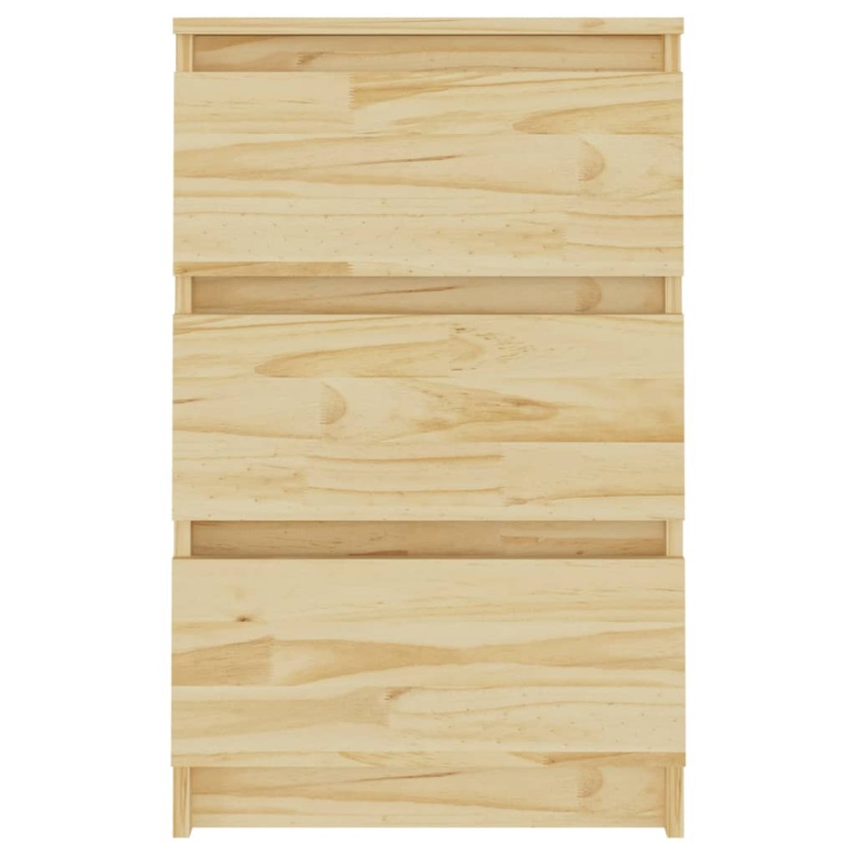 Mesitas de noche 2 uds madera maciza de pino 40x29,5x64