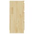 Mesitas de noche 2 uds madera maciza de pino 40x29,5x64