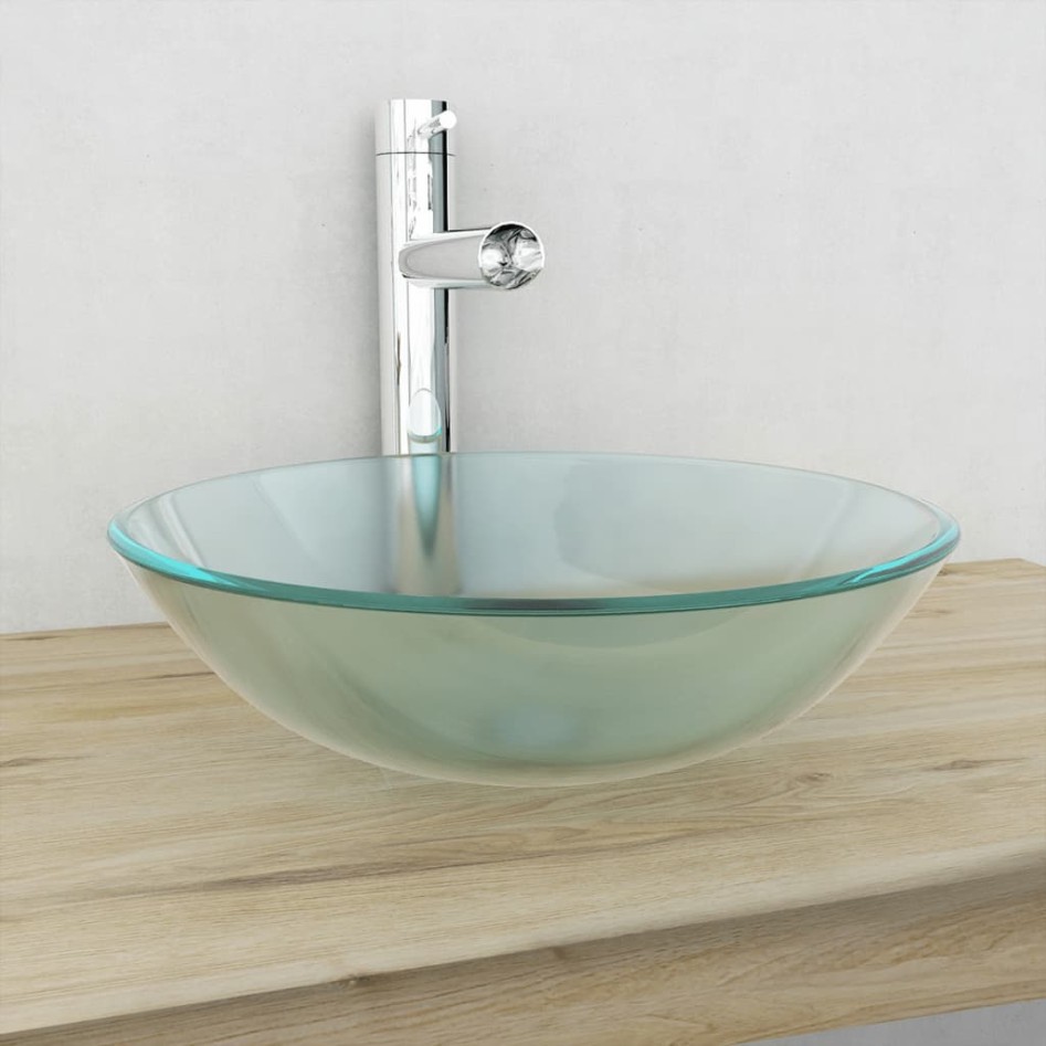Lavabo de vidrio templado 42 cm