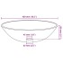 Lavabo de vidrio templado 42 cm