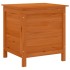 Arcón de jardín madera maciza abeto marrón 50x49x56,5