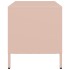 Mueble para TV acero laminado en frío rosa 68x39x43,5