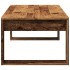 Mesa de centro madera de ingeniería envejecida 102x50x35