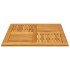 Tablero de mesa cuadrado madera maciza de acacia 90x90x2,2