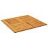 Tablero de mesa cuadrado madera maciza de acacia 90x90x2,2