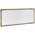 Espejo de baño LED madera ingeniería envejecida 100x8,5x37