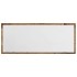 Espejo de baño LED madera ingeniería envejecida 100x8,5x37