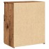 Mesitas de noche 2 uds madera ingeniería envejecida 50x32x60
