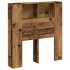 Cabecero armario madera ingeniería envejecida 100x19x104,5