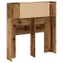 Cabecero armario madera ingeniería envejecida 100x19x104,5