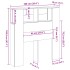 Cabecero armario madera ingeniería envejecida 100x19x104,5