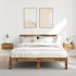 Mesitas de noche de pared 2 uds madera envejecida 35x35x20