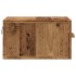Mesitas de noche de pared 2 uds madera envejecida 35x35x20