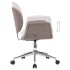 Silla de oficina giratoria de tela gris