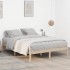 Estructura de cama sin colchón madera maciza de pino 152x203
