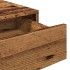 Escritorio madera ingeniería madera envejecida 101x50x76,5