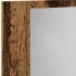 Armario con espejo LED madera ingeniería envejecida 60x12x45